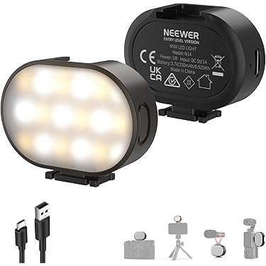 Amourさん専用 LEDビデオライトセット（バッグ付） Amazon | LEDフォトライトビデオライト、Ci-Fotto USBビデオ